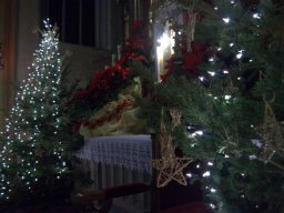 Wystrój kościoła na Boże Narodzenie